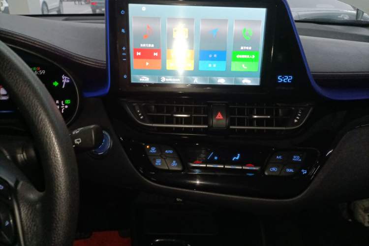 Used Toyota C-HR EV 2020 Luxury Sunroof Edition Audio And AC Panel
