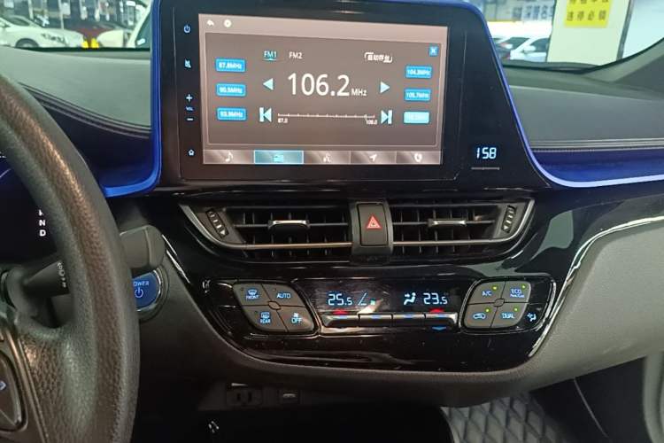 Used Toyota C-HR EV 2020 Luxury Sunroof Edition Audio And AC Panel