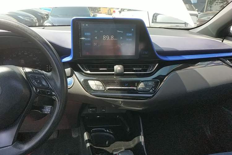 Used Toyota C-HR EV 2020 Luxury Sunroof Edition Audio And AC Panel