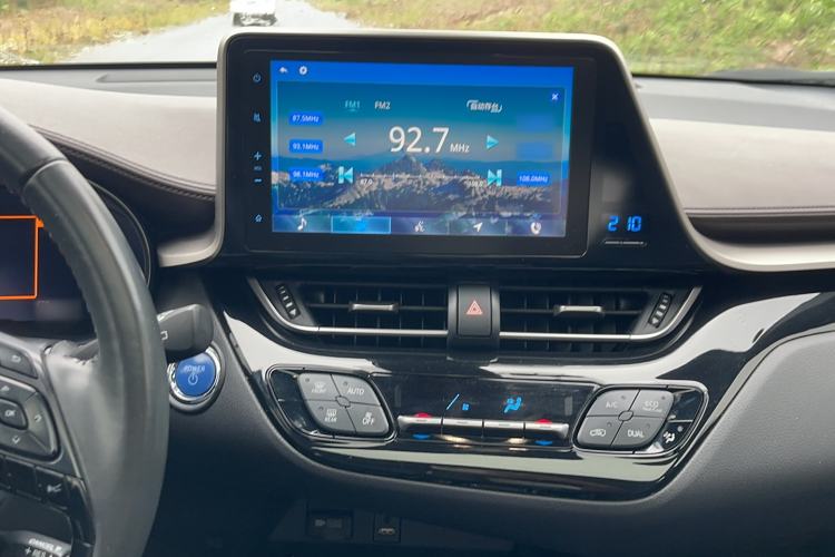 Used Toyota C-HR EV 2020 Deluxe Sunroof Edition Audio And AC Panel