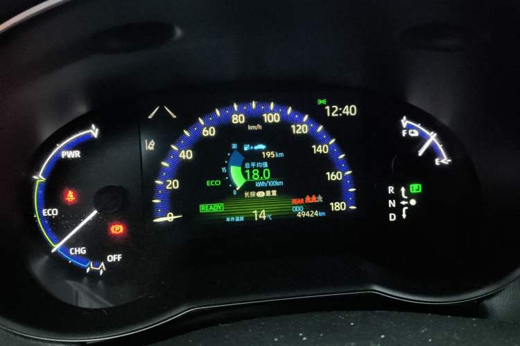 Used Toyota C-HR EV 2020 Luxury Sunroof Edition Instrument Cluster