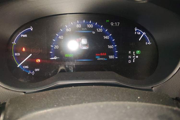 Used Toyota C-HR EV 2020 Leading Edition Odometer Close Up