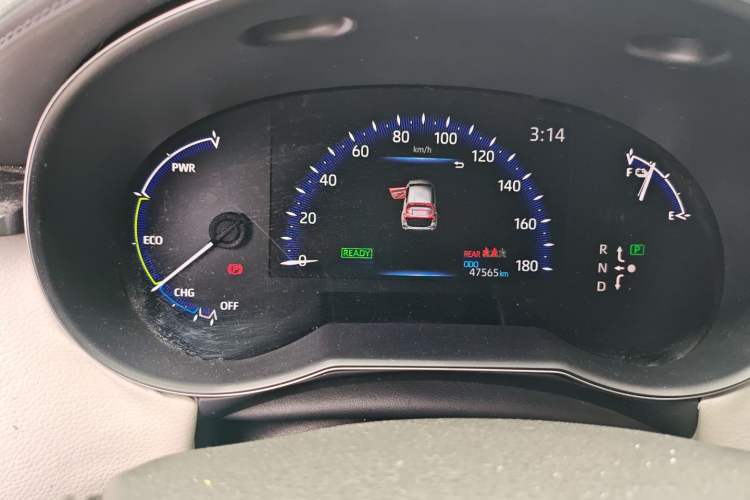 Used Toyota C-HR EV 2020 Leading Edition Odometer Close Up