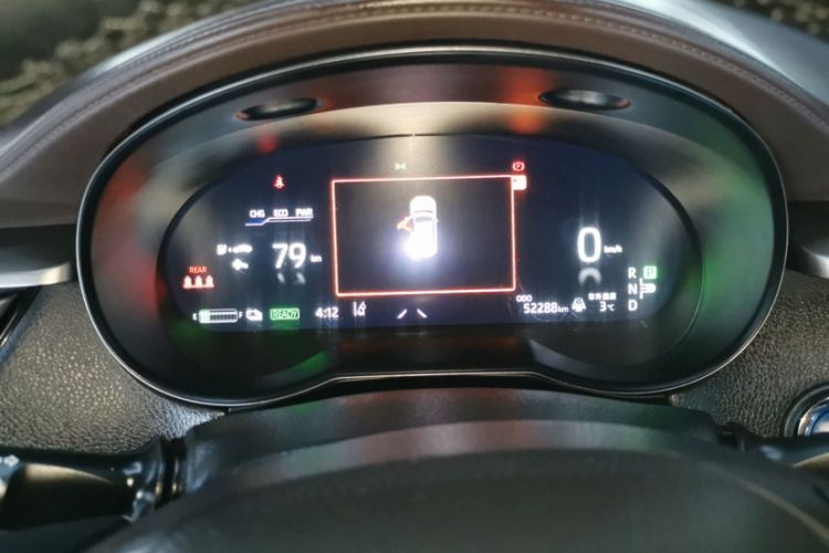 Used Toyota C-HR EV 2020 Deluxe Sunroof Edition Odometer Close Up