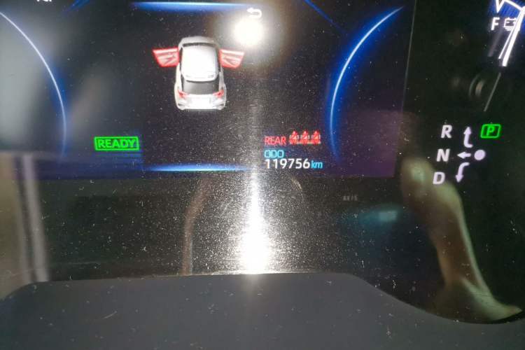 Used Toyota C-HR EV 2020 Luxury Sunroof Edition Odometer Close Up