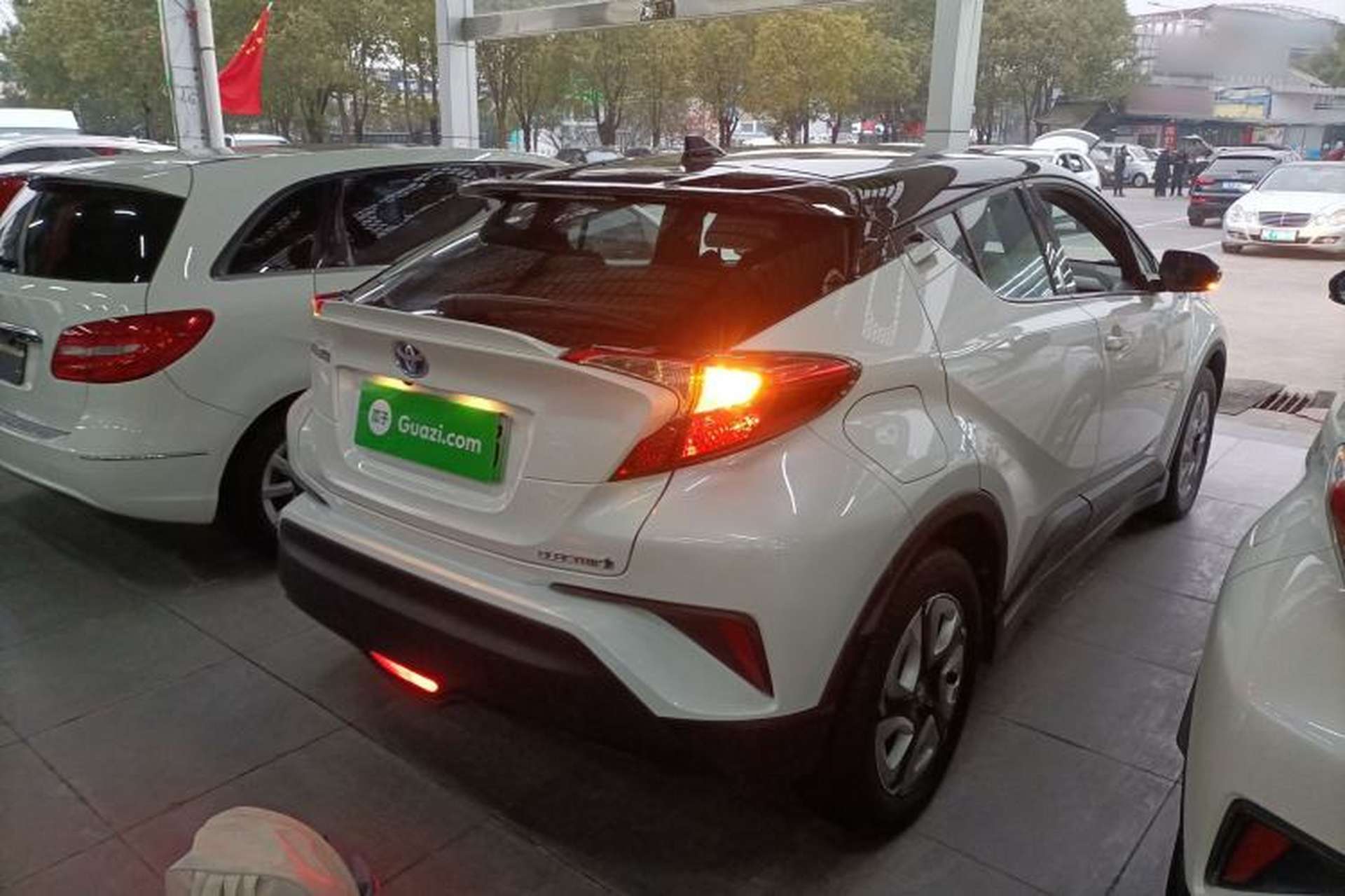 Used Toyota C-HR EV 2020 Luxury Sunroof Edition Rear Right 45 Deg
