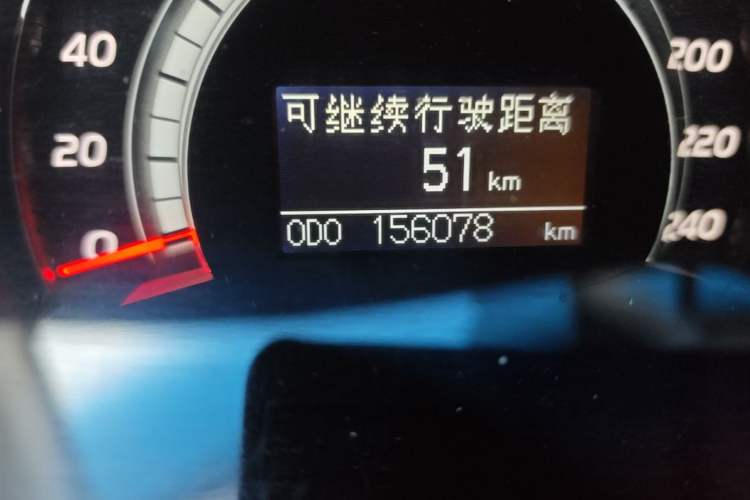 Used Toyota Camry 2007 240G Luxury Edition Odometer Close Up