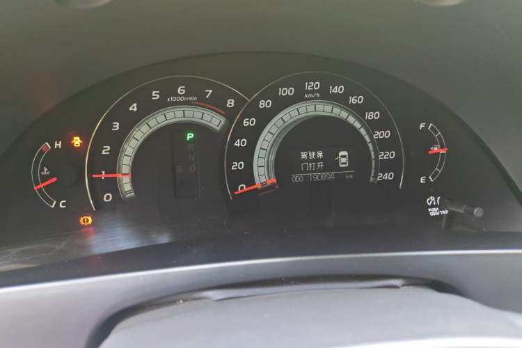 Used Toyota Camry 2007 240V NAVI Ultimate Navigation Edition Odometer Close Up