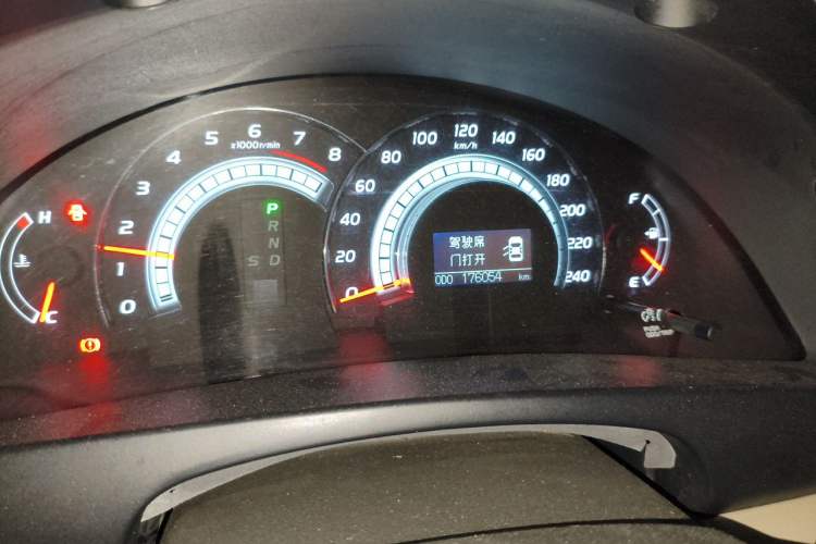 Used Toyota Camry 2008 240G NAVI Luxury Navigation Edition Odometer Close Up