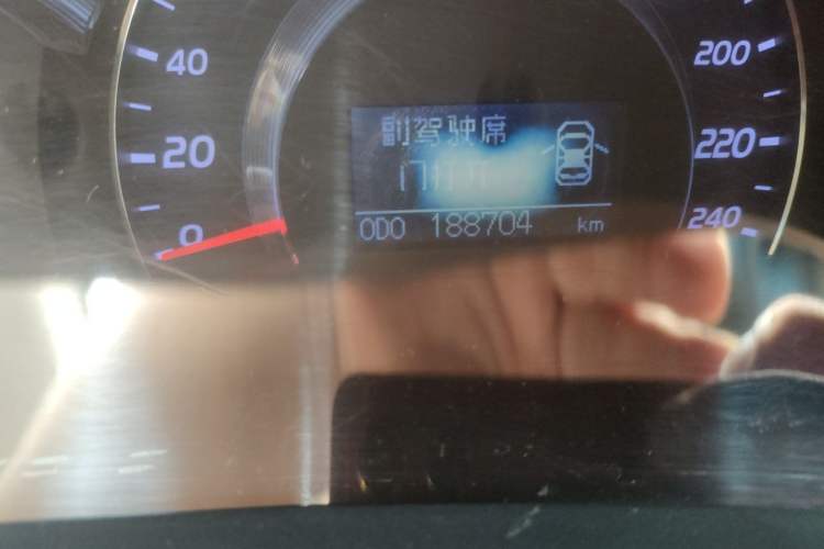 Used Toyota Camry 2009 240G NAVI Luxury Navigation Edition Odometer Close Up