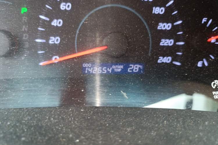 Used Toyota Camry 2009 200E Elite Edition Odometer Close Up