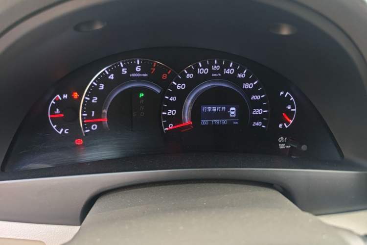 Used Toyota Camry 2010 240G Classic Edition Odometer Close Up