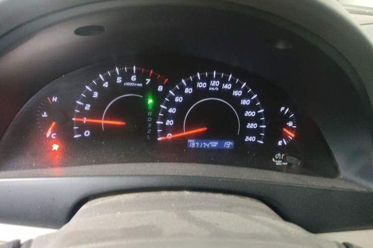 Used Toyota Camry 2012 200E Classic Elite Edition Instrument Cluster