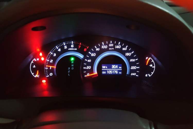 Used Toyota Camry 2012 200G Classic Luxury Edition Instrument Cluster