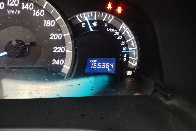 Used Toyota Camry 2012 Junrui 2.5S Activa Edition Odometer Close Up