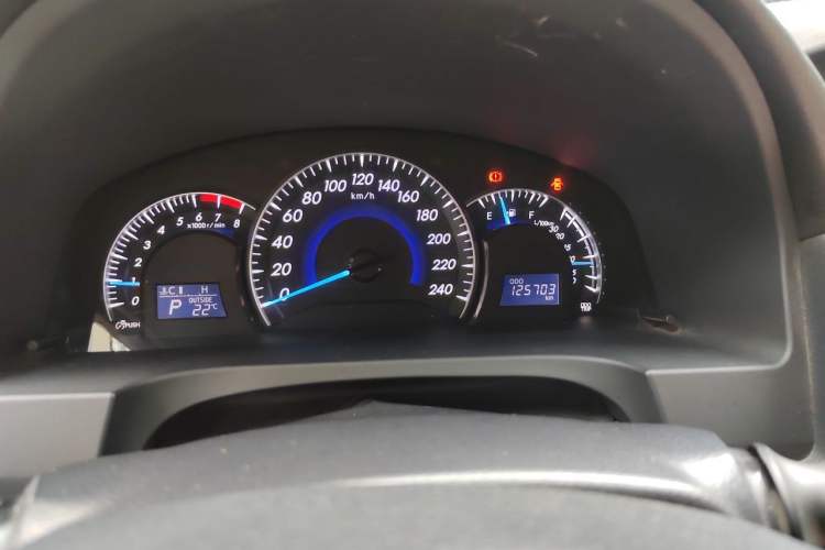 Used Toyota Camry 2012 2.5G Luxury Edition Odometer Close Up