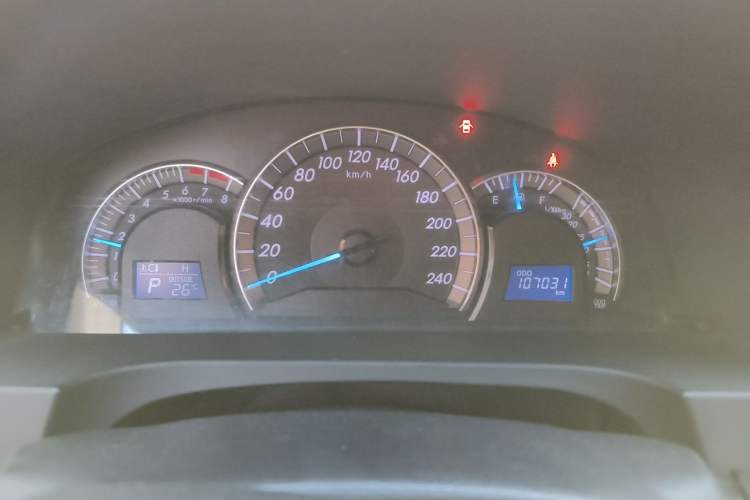 Used Toyota Camry 2012 Junrui 2.0S Radiant Edition Odometer Close Up