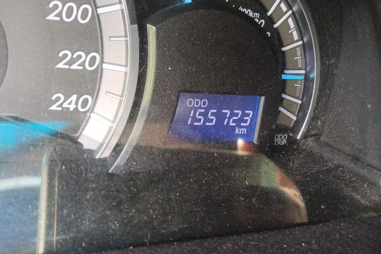 Used Toyota Camry 2012 Junrui 2.0S Radiant Edition Odometer Close Up