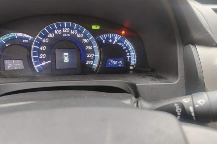Used Toyota Camry 2012 Luxurious Edition 2.5HG Zunrui Odometer Close Up