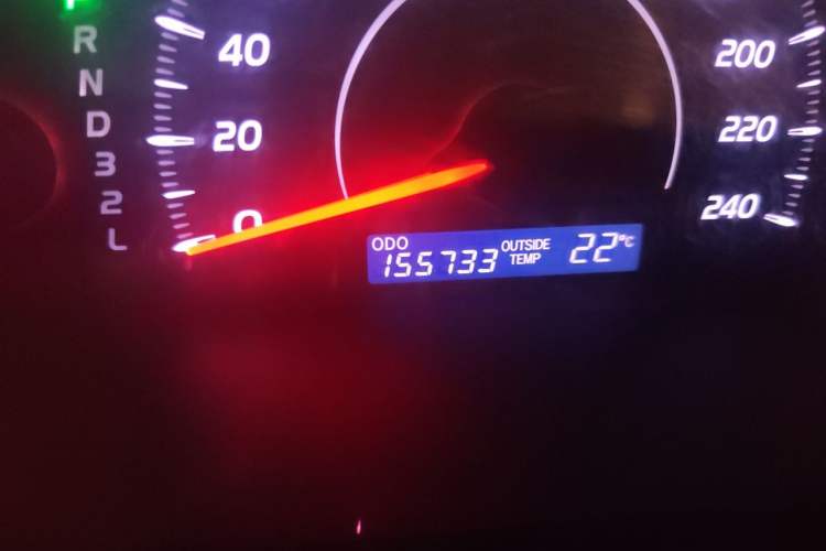 Used Toyota Camry 2012 200E Classic Elite Edition Odometer Close Up