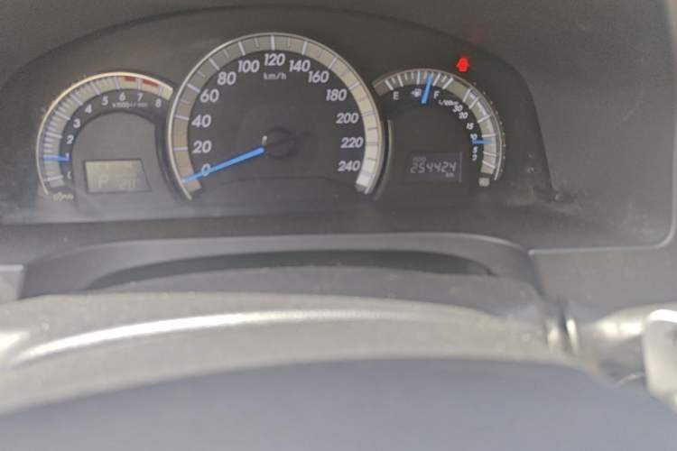 Used Toyota Camry 2012 Junrui 2.5S Activa Edition Odometer Close Up