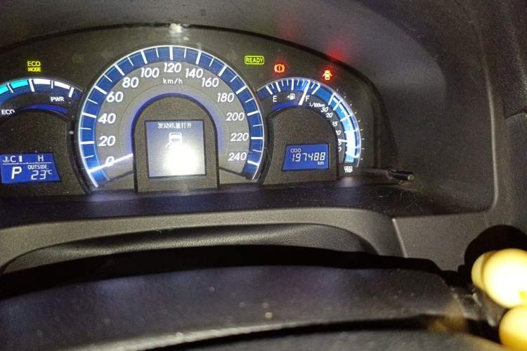 Used Toyota Camry 2012 Luxurious Edition 2.5HG Zunrui Odometer Close Up
