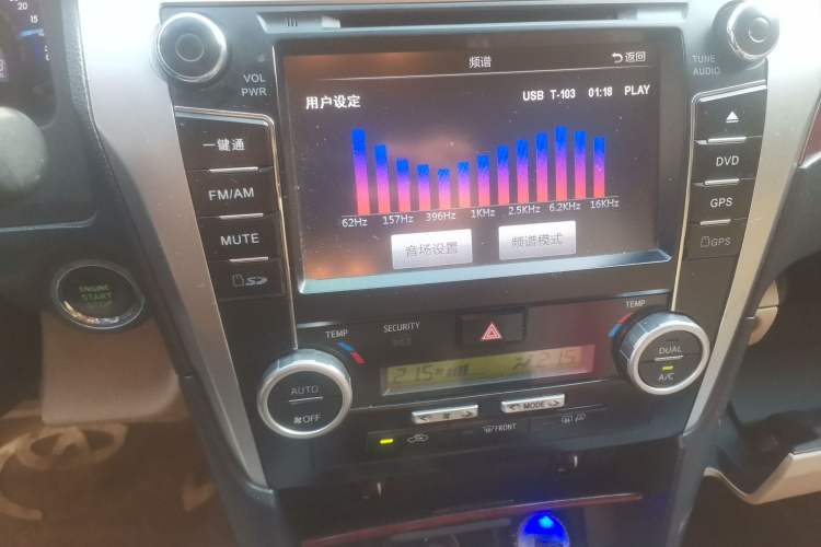 Used Toyota Camry 2012 2.5G Luxury Edition Audio And AC Panel