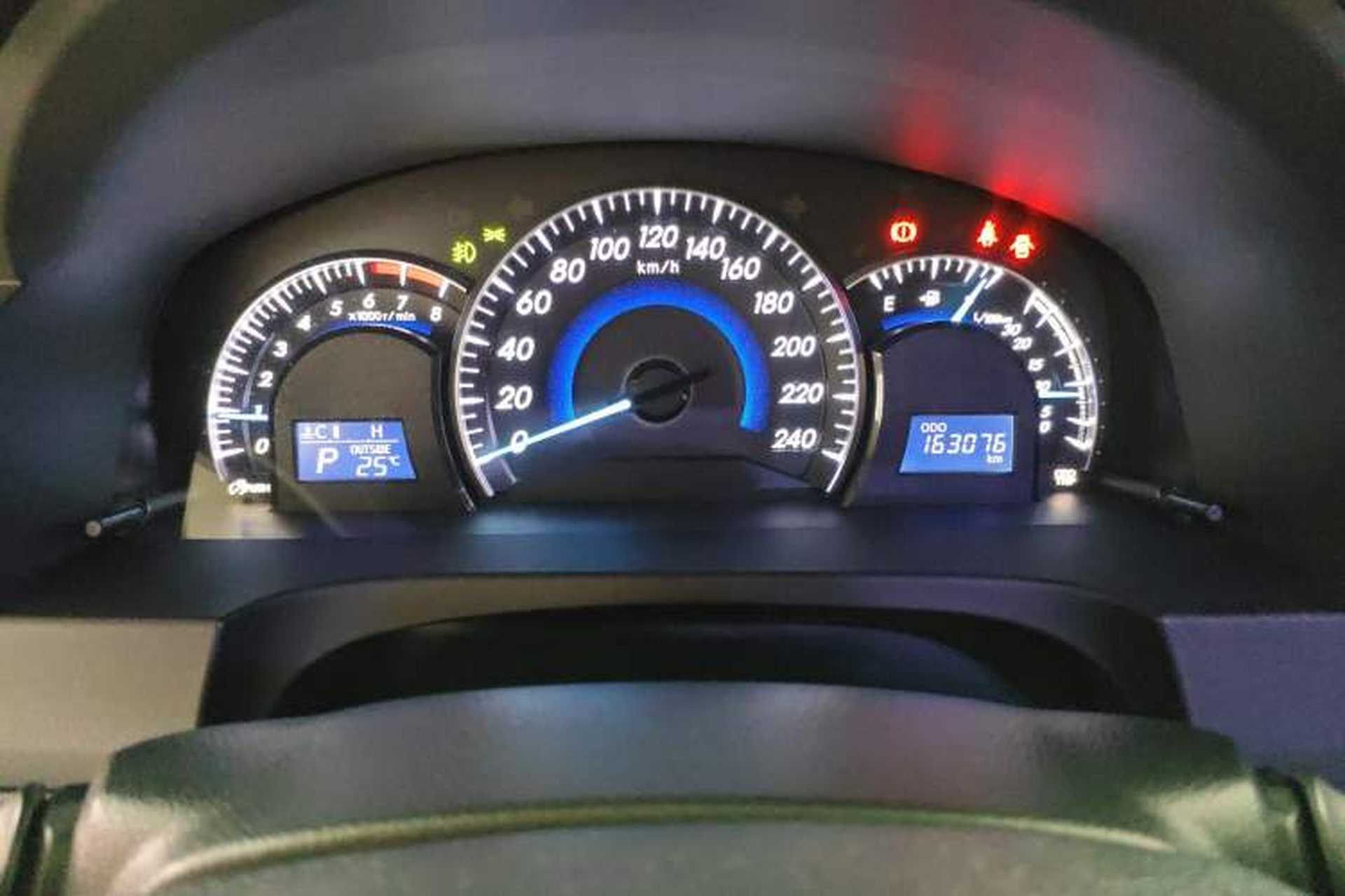 Used Toyota Camry 2012 2.0G Luxury Navigation Edition Odometer Close Up