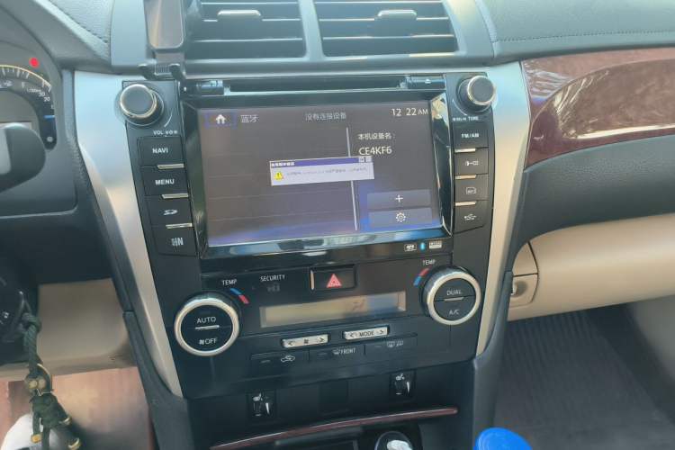 Used Toyota Camry 2013 2.0G Comfort Edition Audio And AC Panel