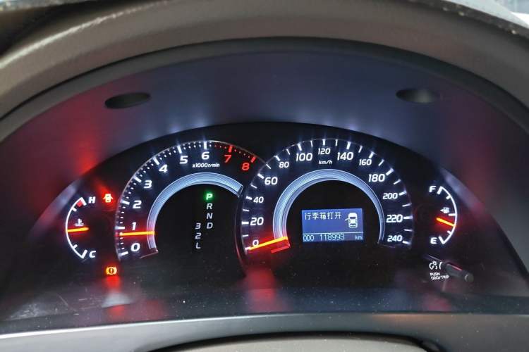 Used Toyota Camry 2013 200G Classic Luxury Edition Instrument Cluster