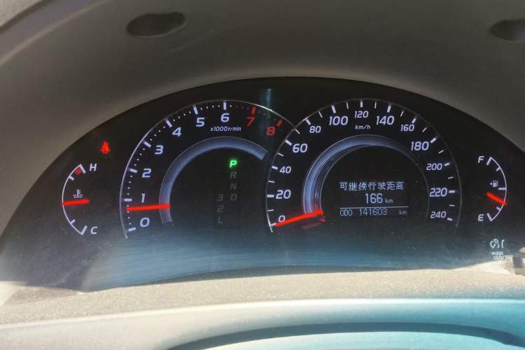 Used Toyota Camry 2013 200G Classic Luxury Edition Odometer Close Up