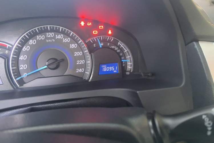 Used Toyota Camry 2016 2.0E 10th Anniversary Elite Edition Odometer Close Up