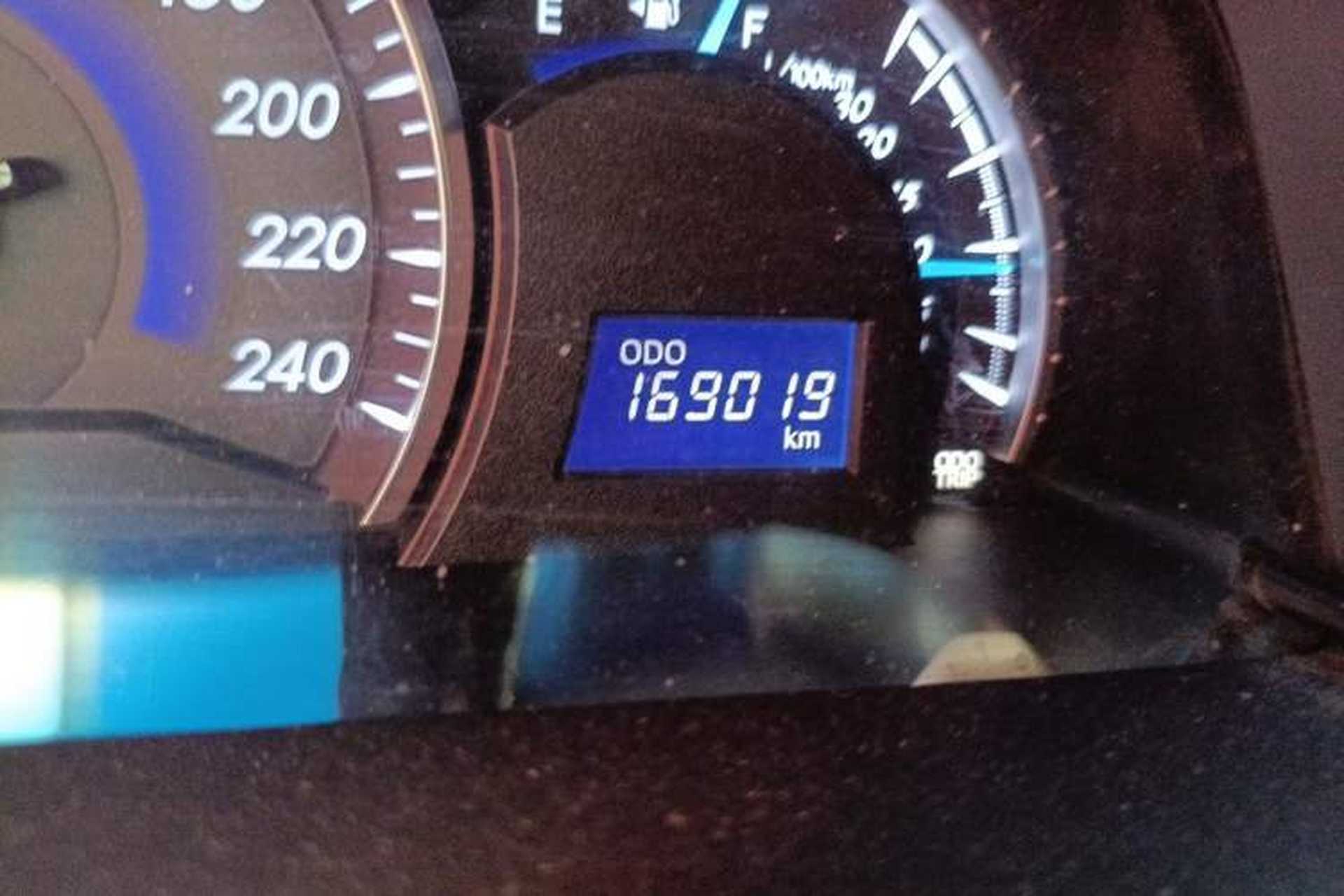 Used Toyota Camry 2016 2.0G 10th Anniversary Leading Edition Odometer Close Up