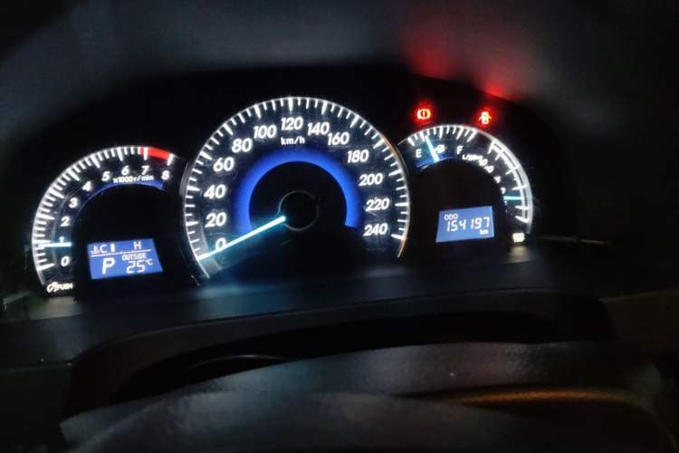 Used Toyota Camry 2016 2.0G 10th Anniversary Leading Edition Odometer Close Up