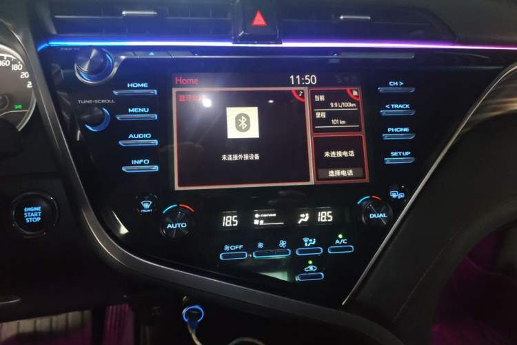 Used Toyota Camry 2018 2.5G Luxury Edition Audio And AC Panel