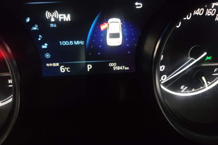 Used Toyota Camry 2018 Dual-Engine 2.5 HG Luxury Edition Odometer Close Up