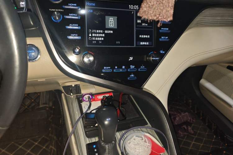 Used Toyota Camry 2018 Dual-Engine 2.5 HG Luxury Edition Audio And AC Panel