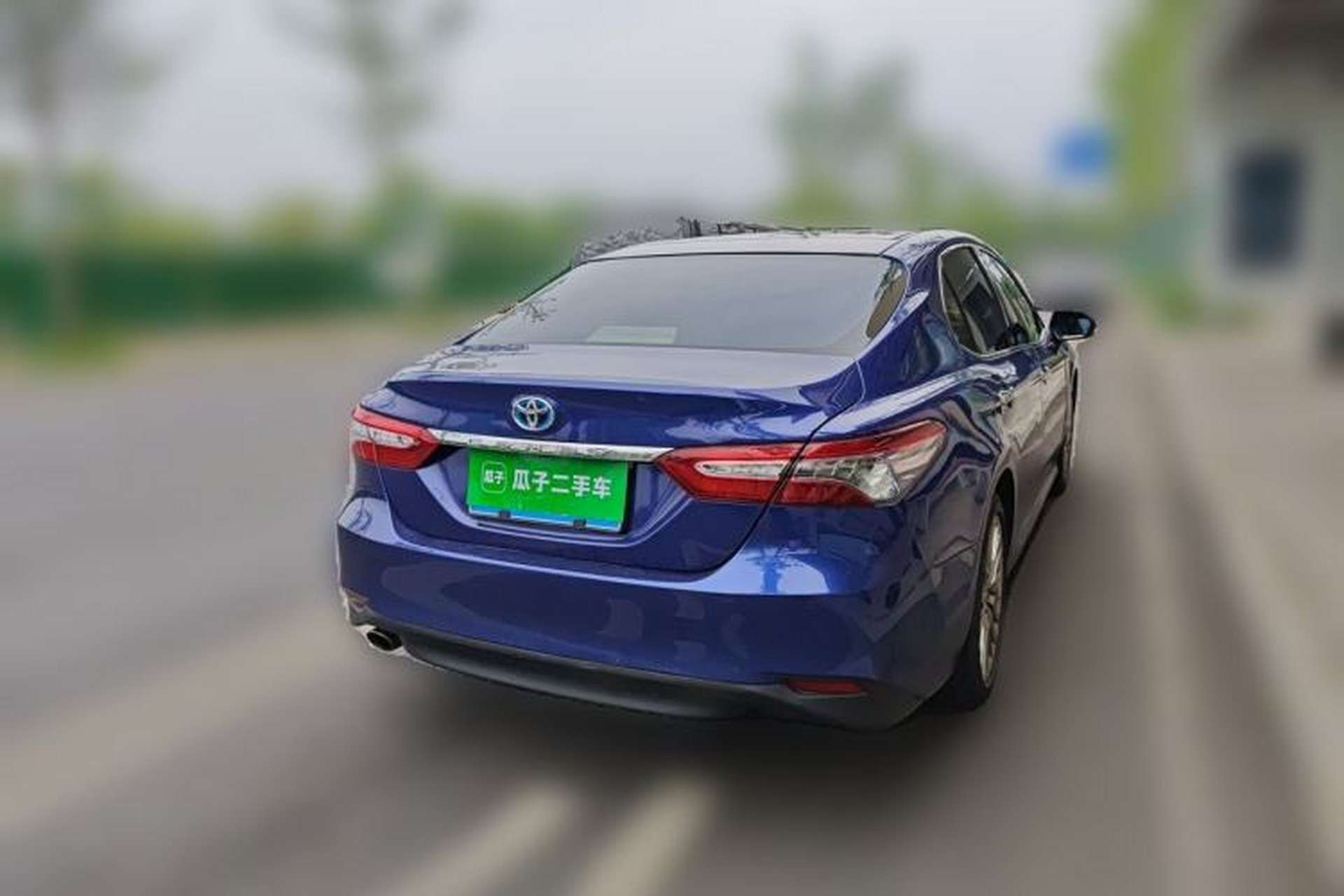 Used Toyota Camry 2018 Dual-Engine 2.5 HG Luxury Edition Rear Right 45 Deg