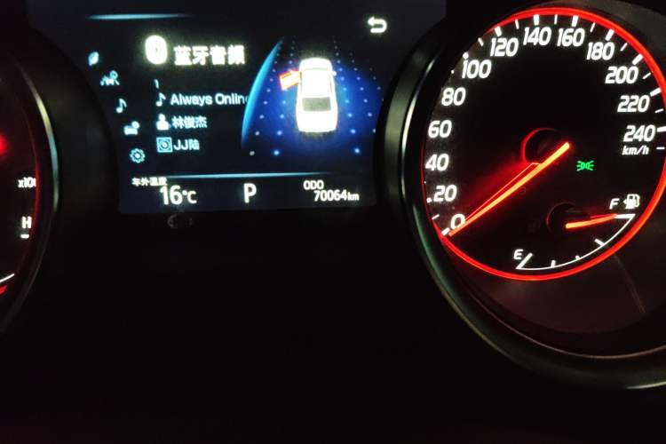 Used Toyota Camry 2018 2.5S Fēngshàng Edition Odometer Close Up