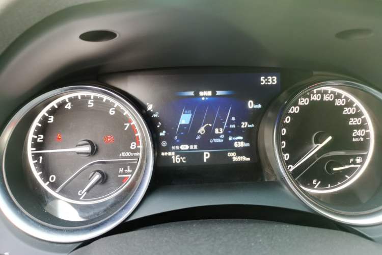Used Toyota Camry 2019 2.5G Luxury Edition China VI Standard Instrument Cluster