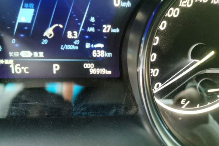 Used Toyota Camry 2019 2.5G Luxury Edition China VI Standard Odometer Close Up