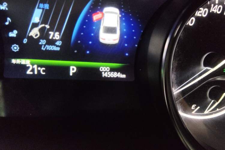 Used Toyota Camry 2019 2.5G Luxury Edition China VI Standard Odometer Close Up