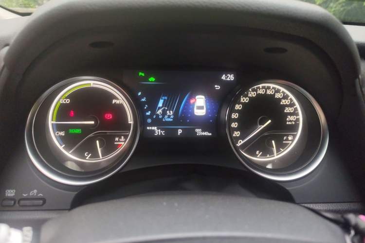 Used Toyota Camry 2019 Dual-Engine 2.5 HG Luxury Edition China V Standard Odometer Close Up