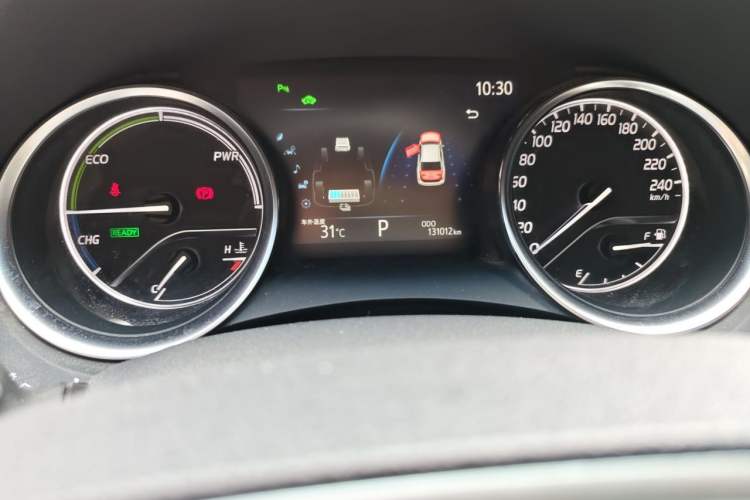 Used Toyota Camry 2019 Revised Version Dual-Engine 2.5 HG Luxury Edition Odometer Close Up
