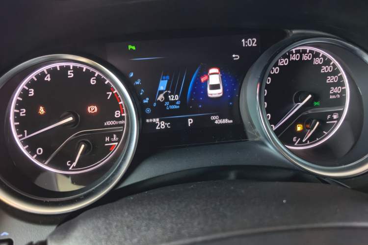 Used Toyota Camry 2019 2.5G Luxury Edition China VI Standard Odometer Close Up