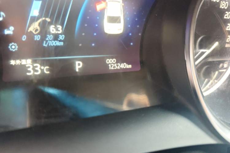 Used Toyota Camry 2019 Dual-Engine 2.5 HG Luxury Edition China VI Standard Odometer Close Up
