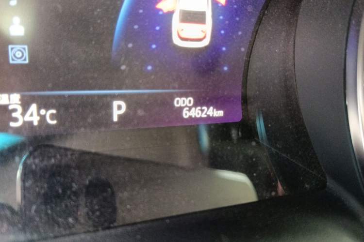 Used Toyota Camry 2019 Revised Version Dual-Engine 2.5HQ Flagship Edition Odometer Close Up