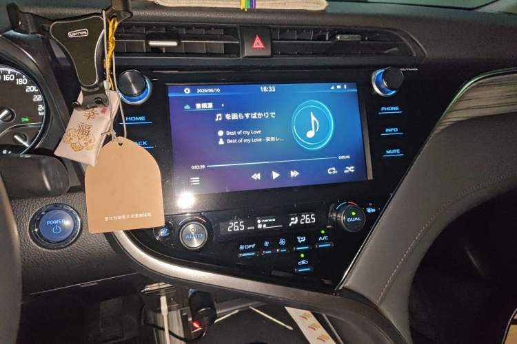 Used Toyota Camry 2019 Dual-Engine 2.5 HG Luxury Edition China VI Standard Audio And AC Panel