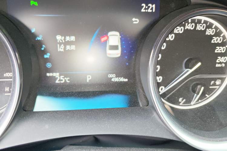 Used Toyota Camry 2019 Revised Version 2.5G Luxury Edition Odometer Close Up