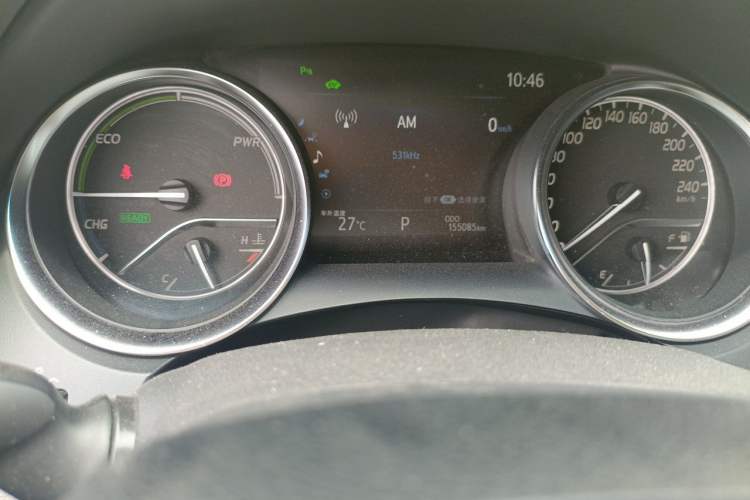 Used Toyota Camry 2019 Dual-Engine 2.5 HG Luxury Edition China V Standard Odometer Close Up